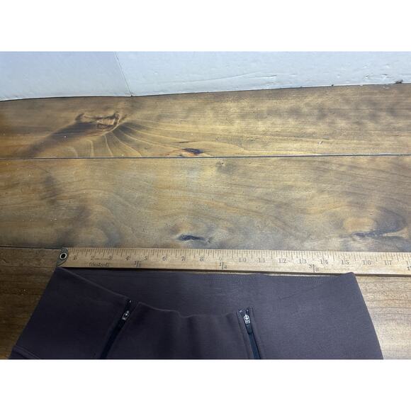 Nike Women's L Tech Fleece High-Waisted Slim Zip Pants Brown FN7129-237 - Picture 10 of 12